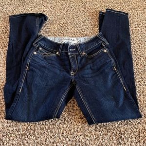 Womens ariat jeans size 27R mid rise boot cut
